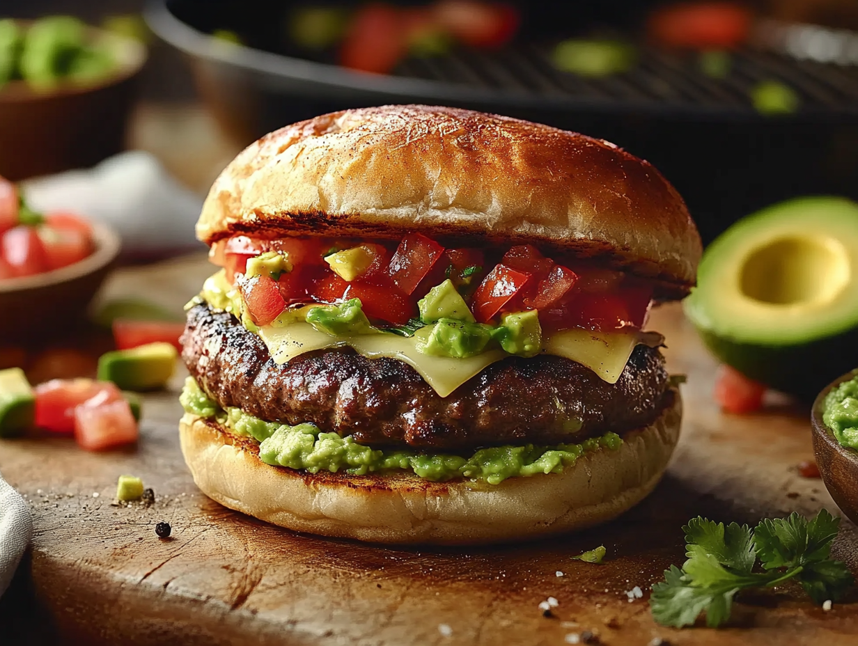 Chilean Completo Italiano Burger