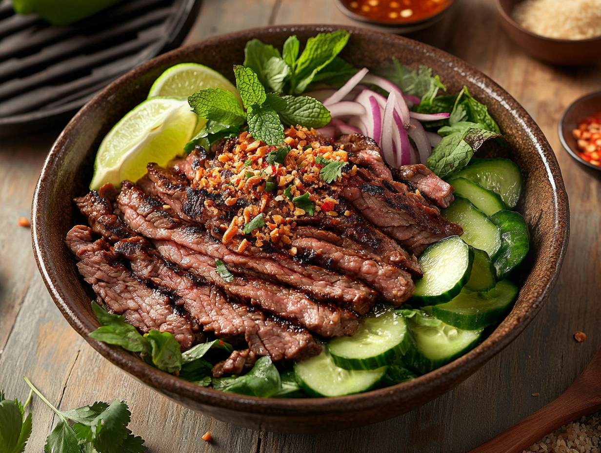 Thai Waterfall Beef Salad (Nam Tok)