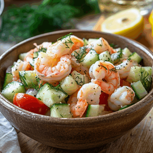 Fresh And Creamy Swedish Shrimp Salad Delight