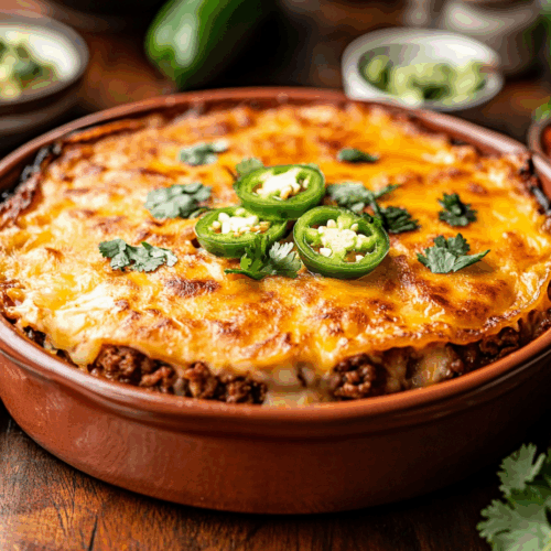 Cheesy Beef Quesadilla Casserole: A Tex-Mex Delight
