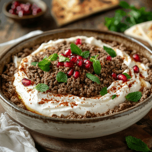 Spiced Beef And Mint Labneh A Flavorful Middle Eastern Dip