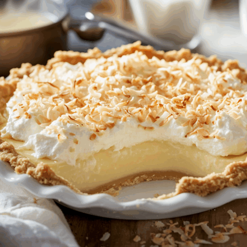Tropical Delight: Creamy Coconut Pie Perfect For Any Occasion