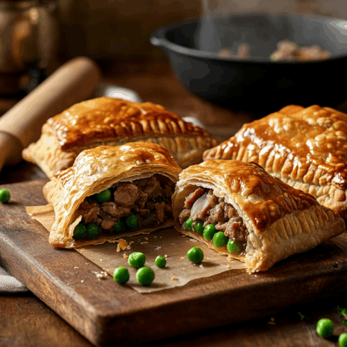 Rustic British Lamb Hand Pies With Fresh Thyme