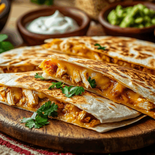 Crispy And Cheesy Chicken Quesadillas Perfect For Dinner