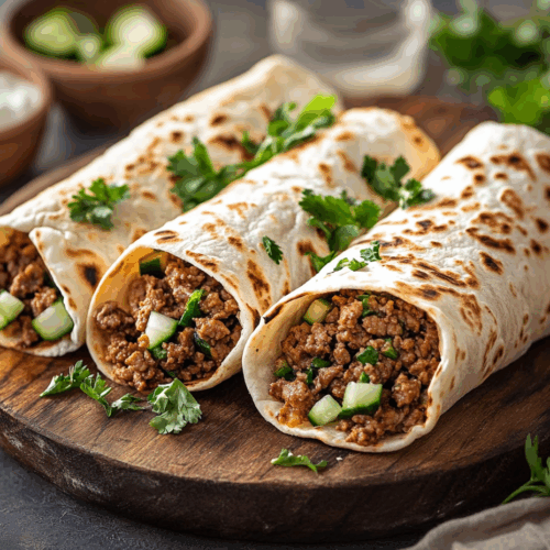 Spicy Lamb Shawarma Wraps: A Middle Eastern Delight