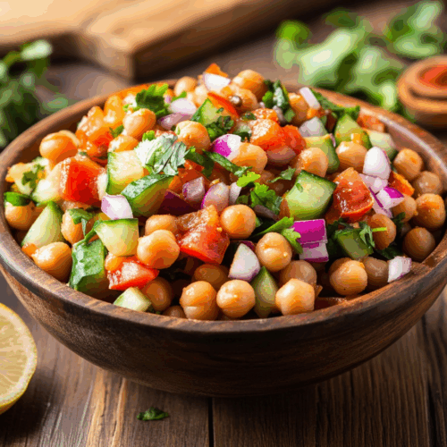 Zesty Chana Chaat A Vibrant Indian Street Food Delight