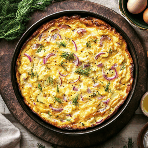 Warm And Creamy Baked Egg Salad Delight