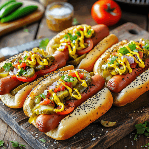 Authentic Chicago-Style Hot Dogs A Culinary Tradition