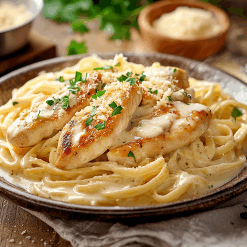 Creamy Chicken Alfredo Recipe 2 Creamy Chicken Alfredo