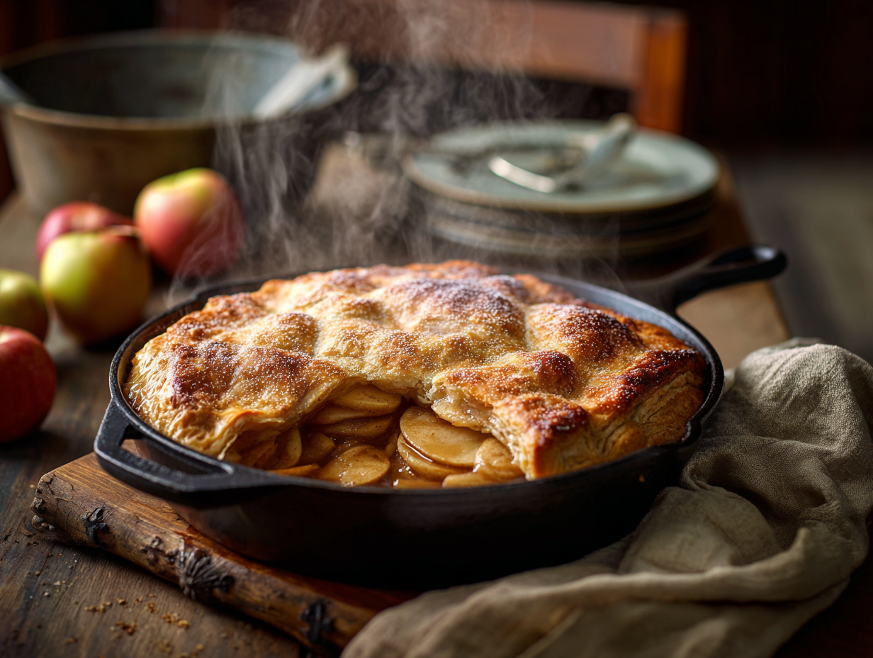 30-Minute Skillet Apple Pie
