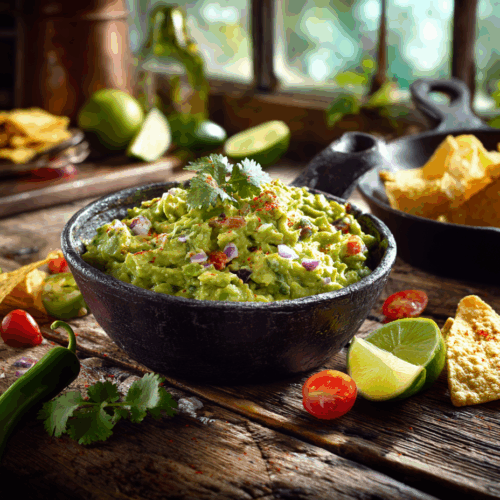 Classic Guacamole With A Gourmet Twist