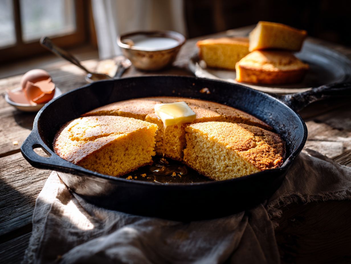 Skillet Buttermilk Cornbread