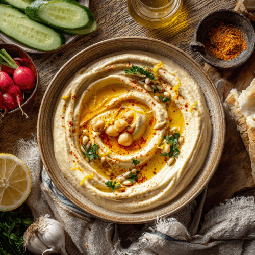 Silky Smooth Hummus Recipe 2 Silky Classic Hummus With Chili–Lemon Sizzle