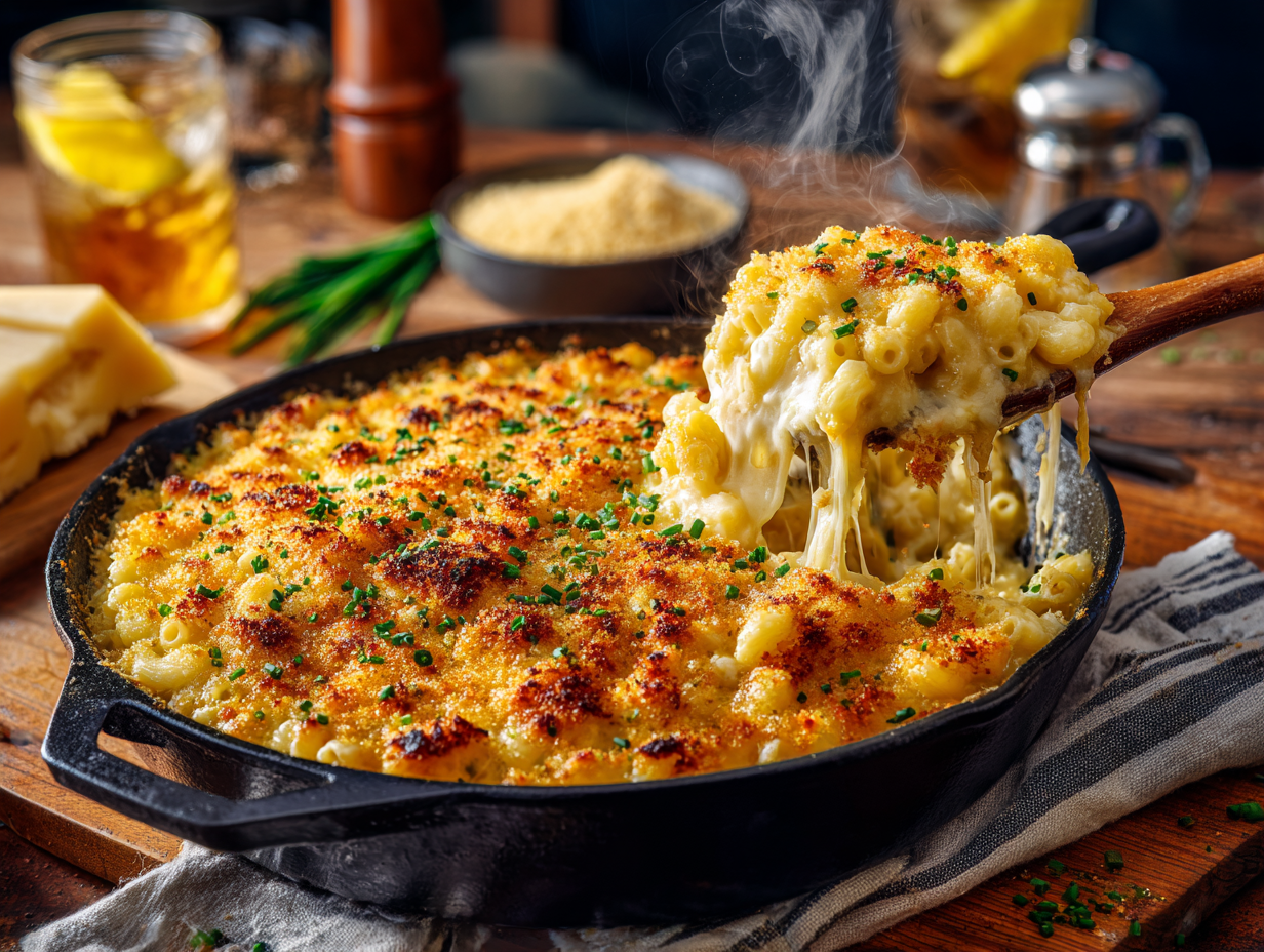 30-Minute Baked Mac and Cheese Recipe (Skillet & Broiler)