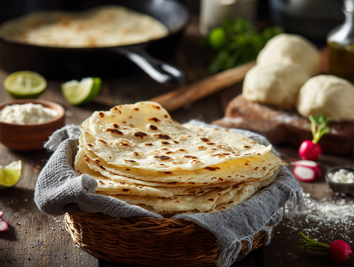 Quick Homemade Corn Tortillas (Tortilla Recipe)