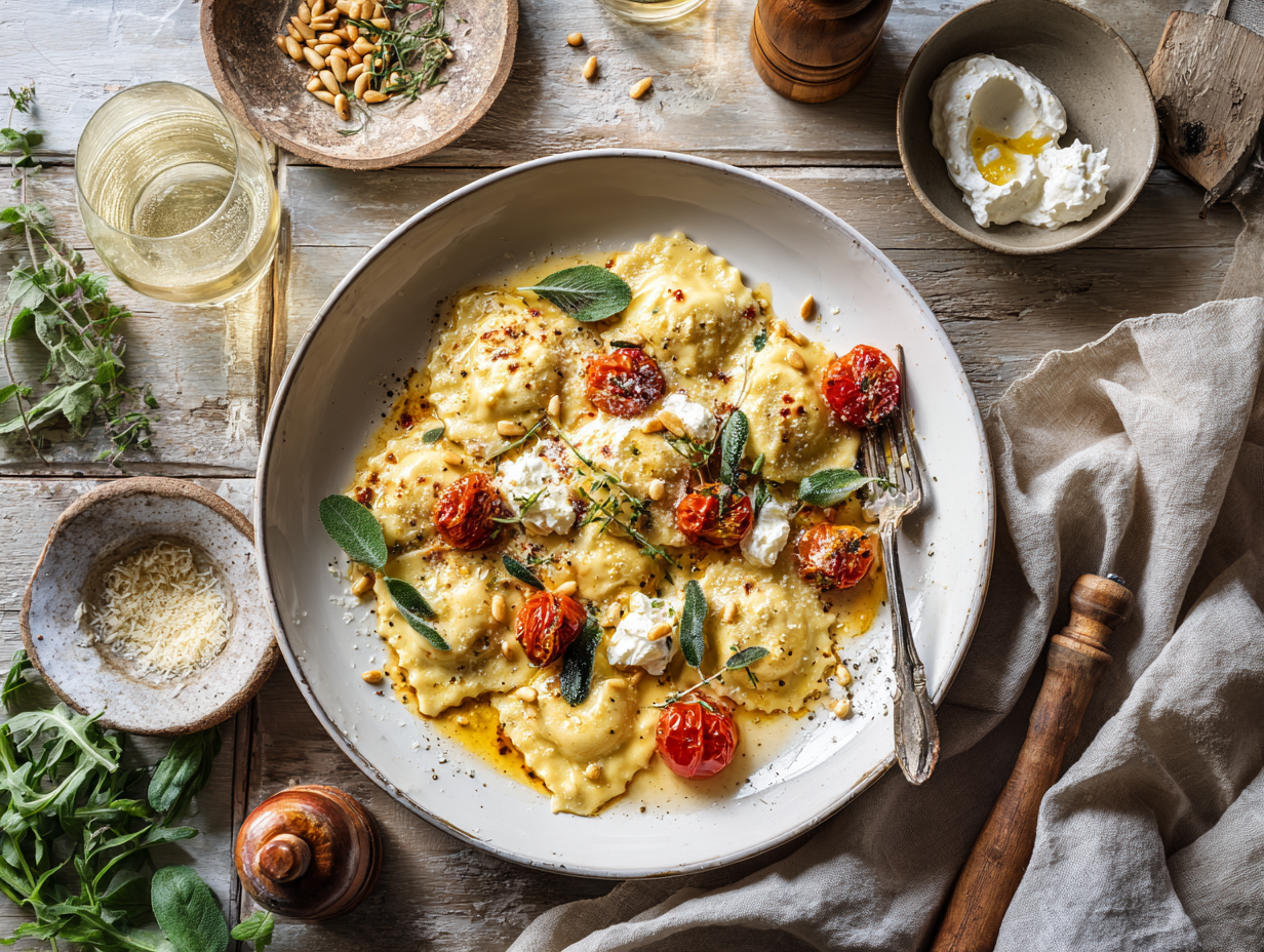 Brown Butter Sage Ravioli