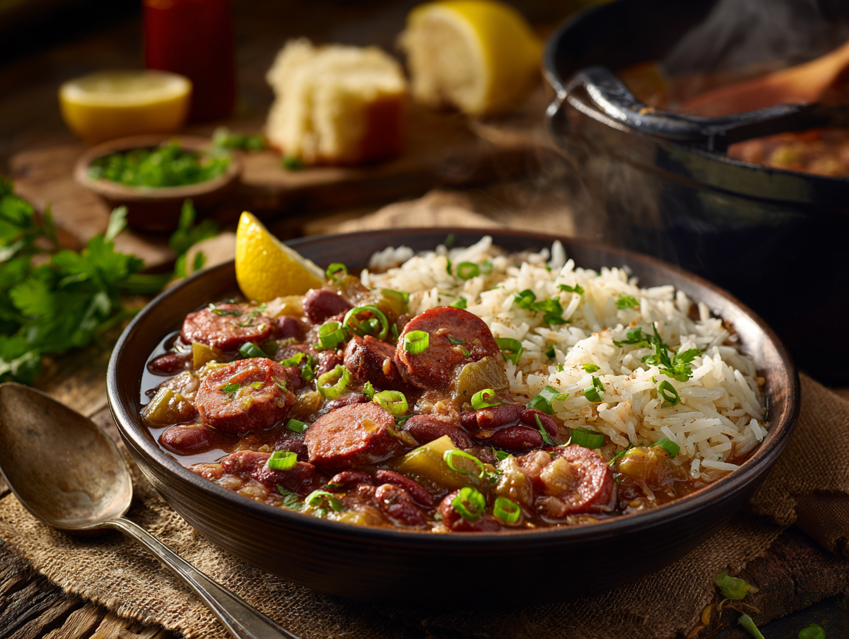 Weeknight Creole Red Beans and Rice