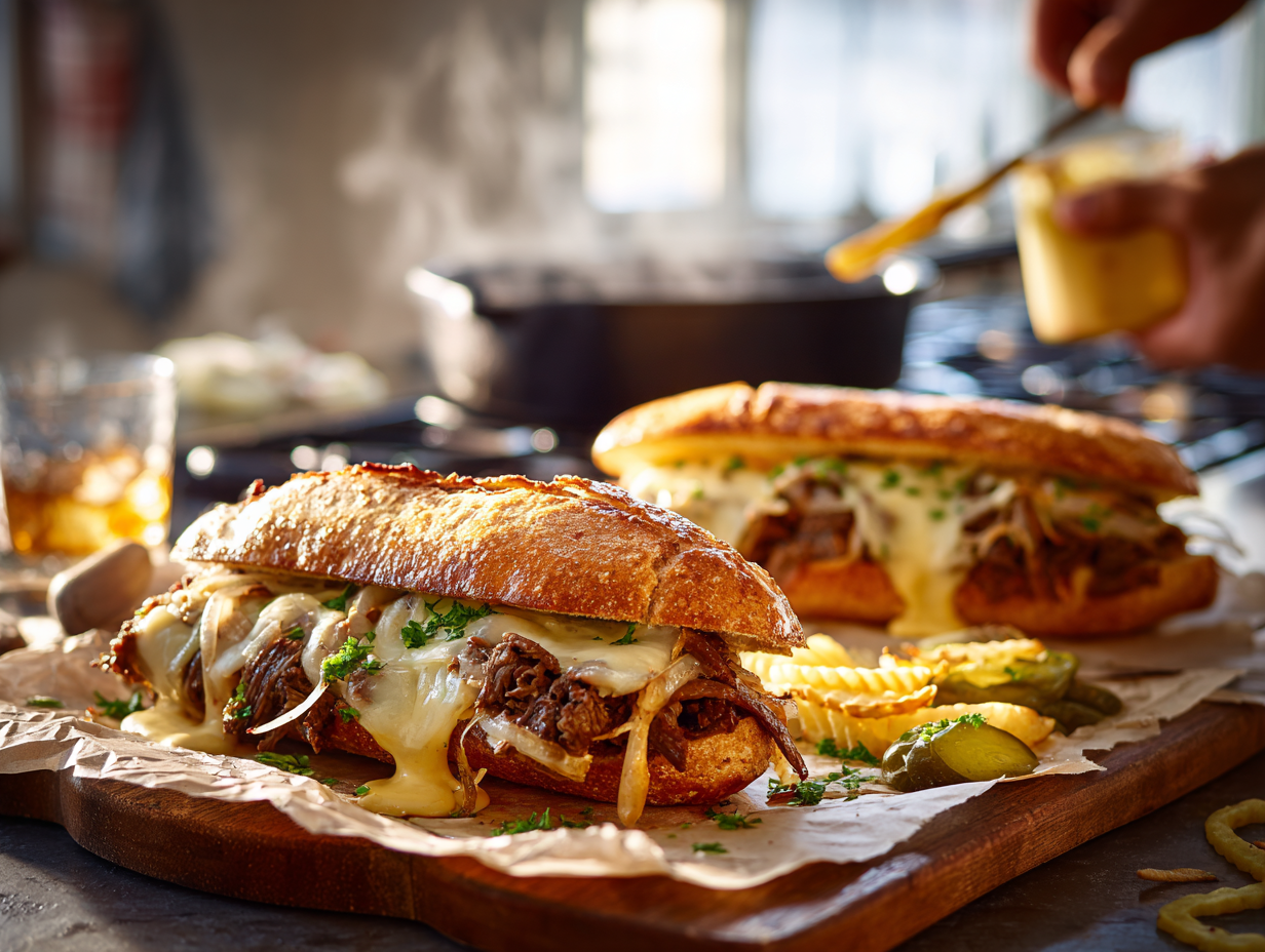 Philly Cheese Steak Sandwich