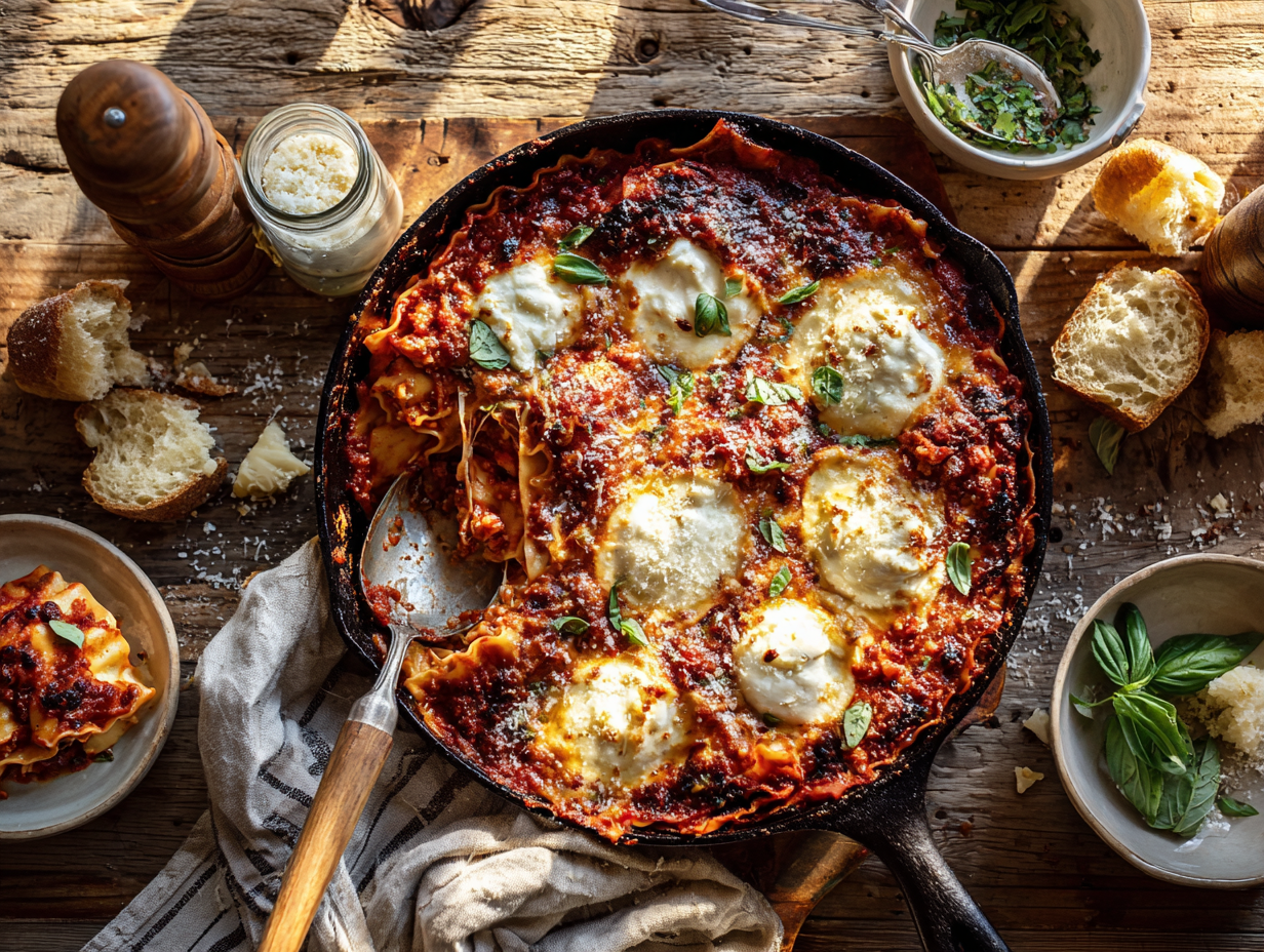30-Minute Skillet Lasagna