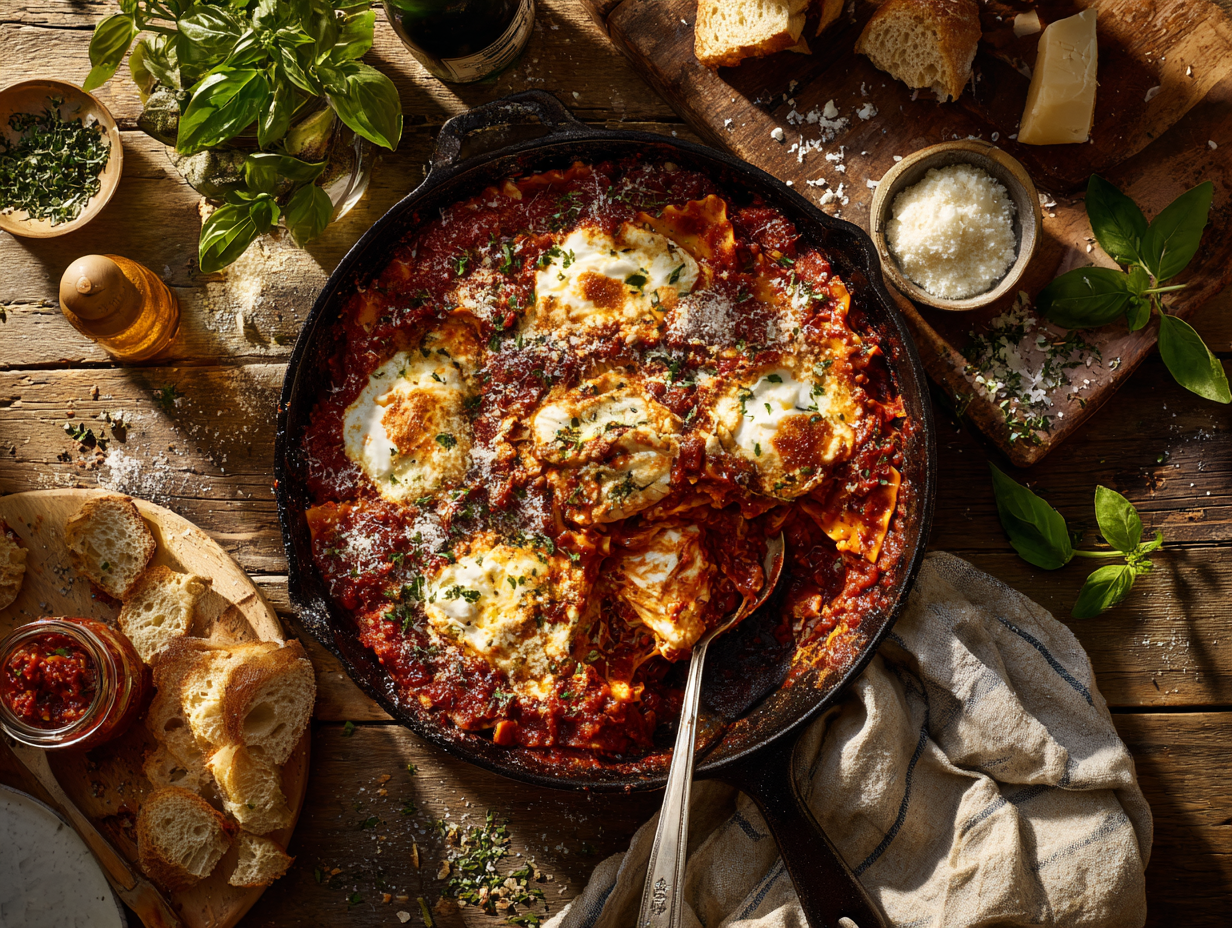 30-Minute Skillet Lasagna