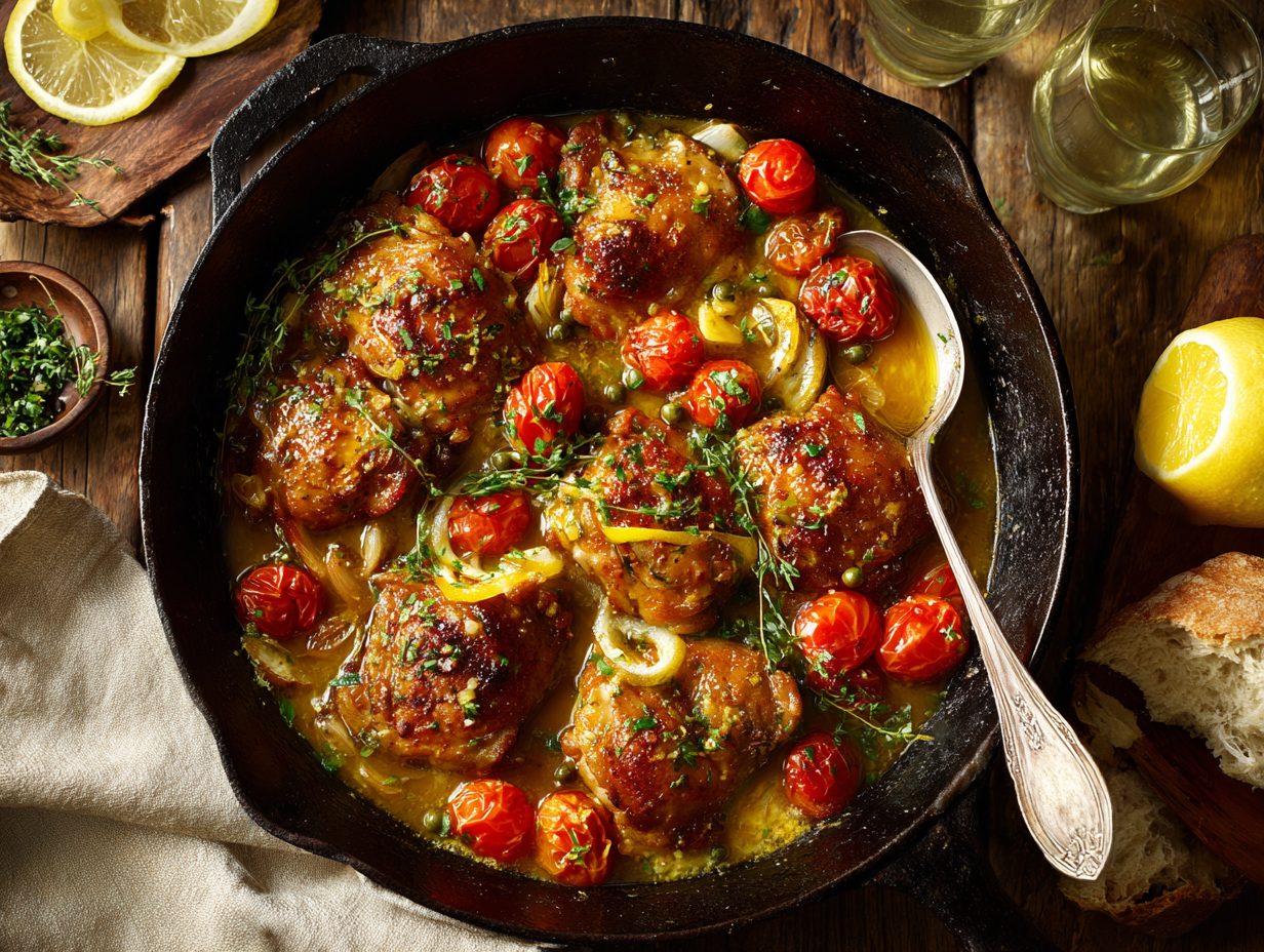 Quick Lemon Herb Chicken