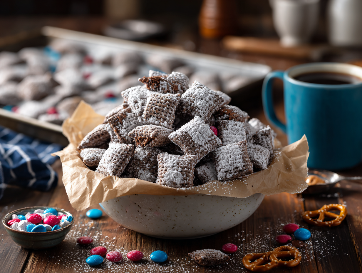 Puppy Chow Chex Mix (Muddy Buddies)