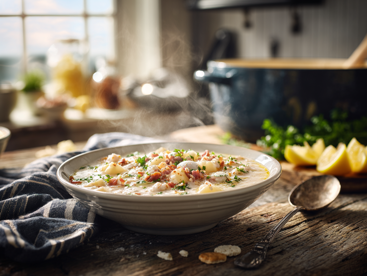 30-Minute New England Clam Chowder