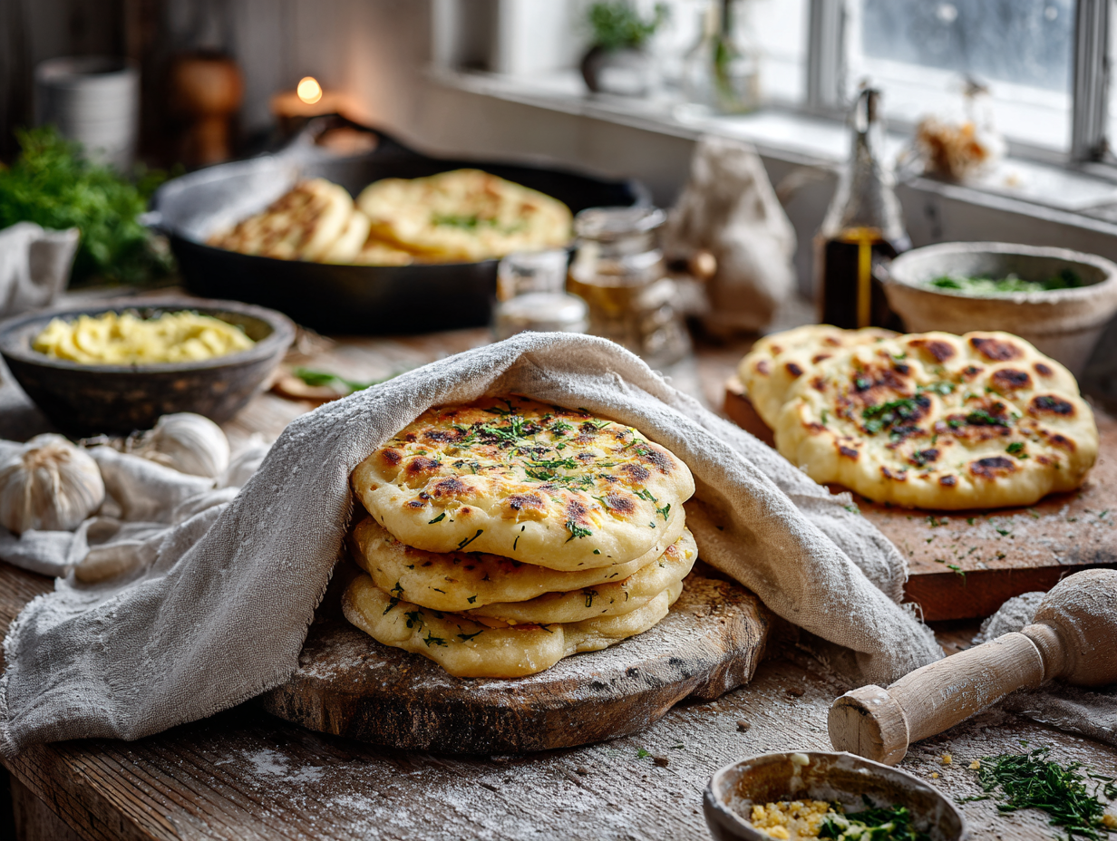 Quick Salt Dough Flatbreads