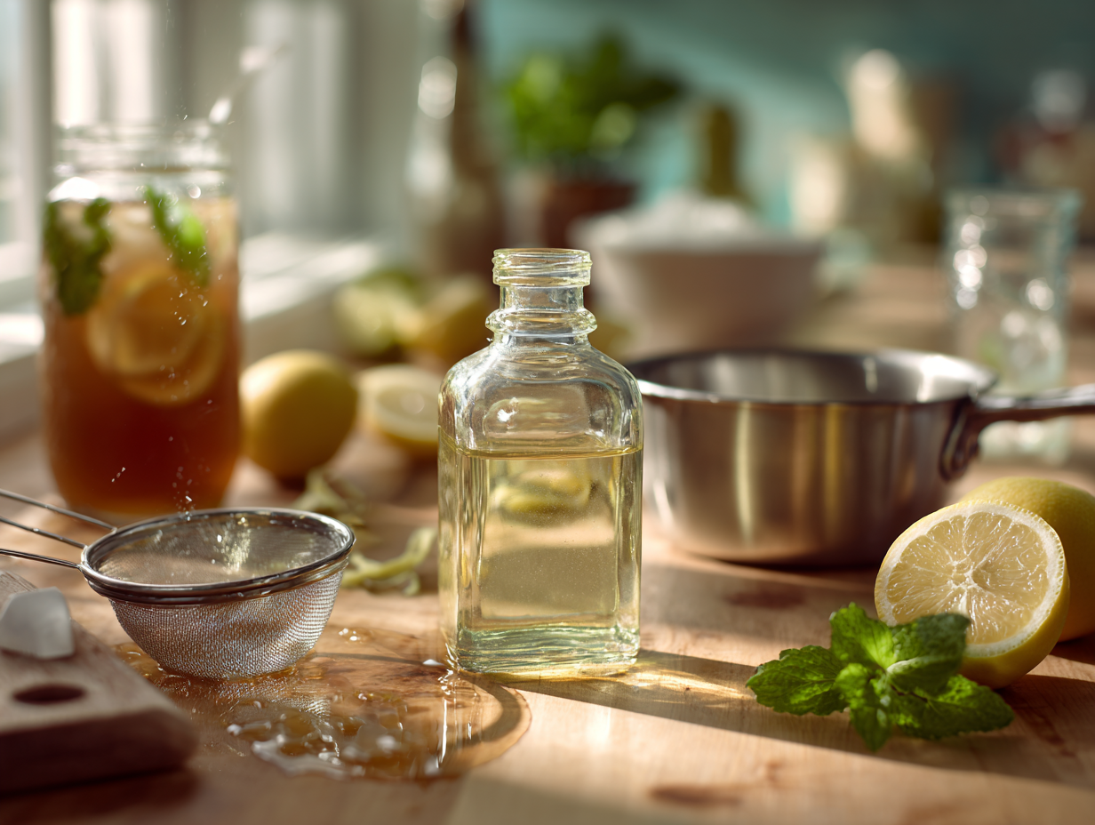 Essential Simple Syrup Recipe 2 Classic Simple Syrup (11) With Quick Citrus–Mint Infusion Option
