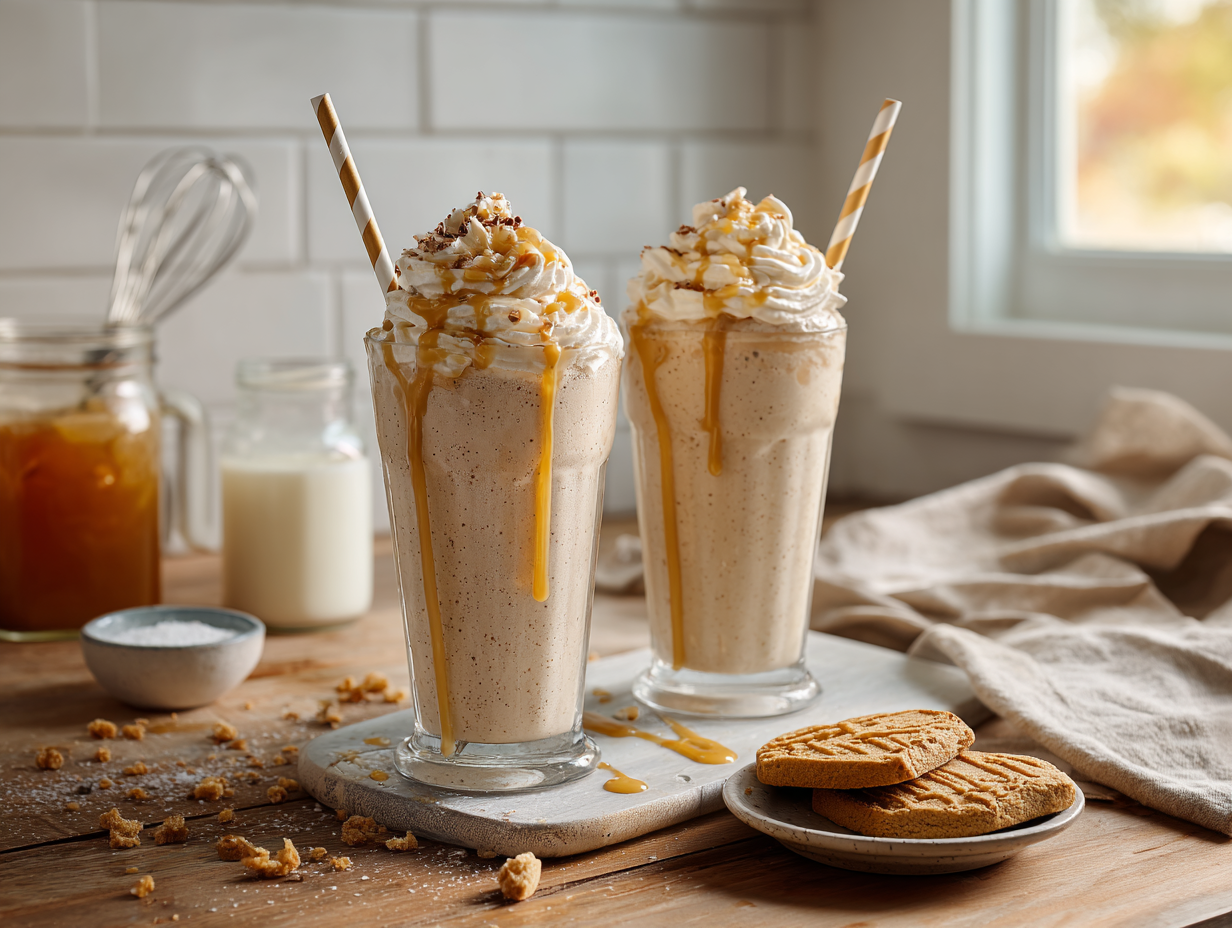 Salted Caramel Cold Brew Milkshake