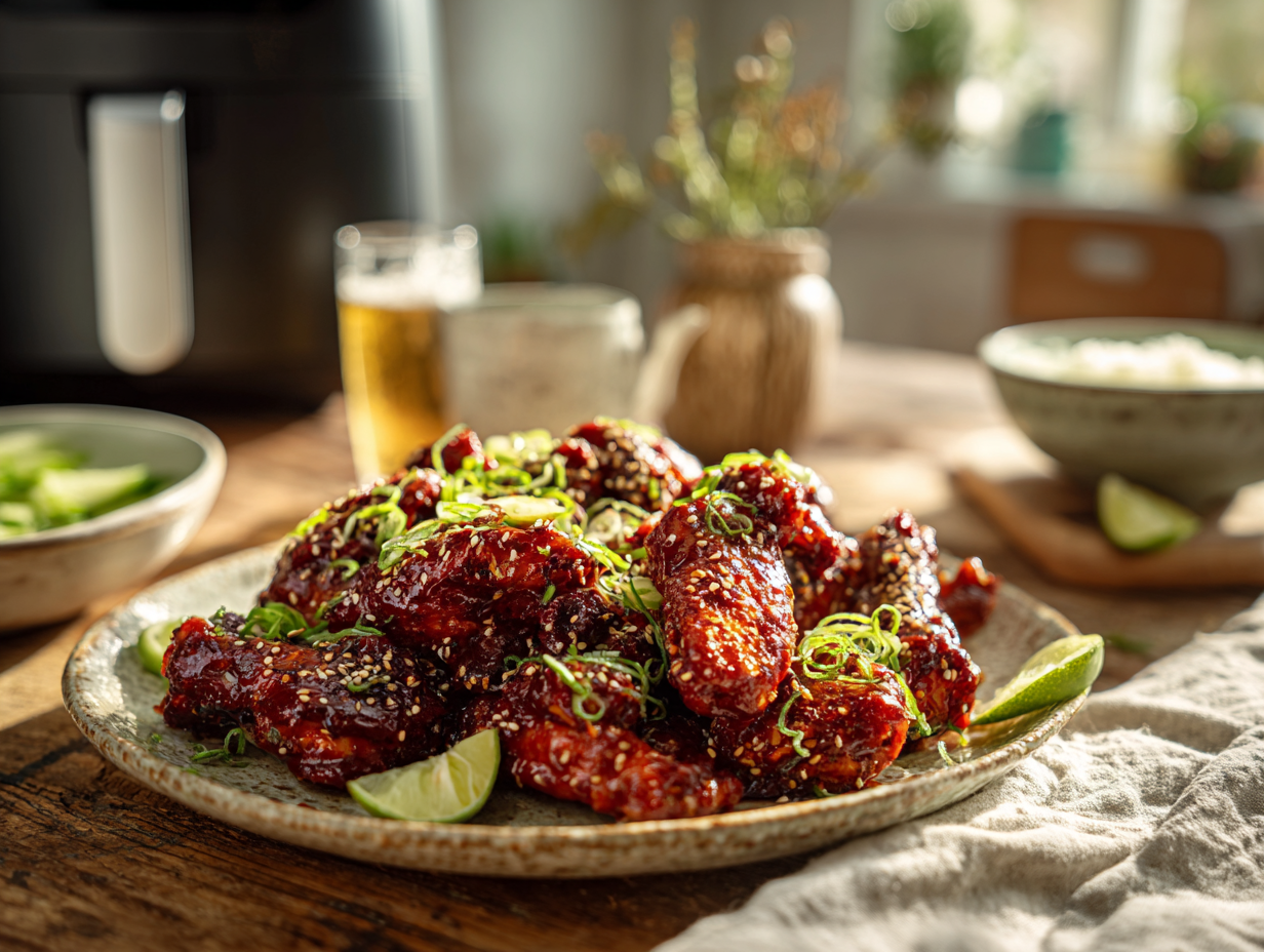 30-Minute Gochujang-Honey Air-Fryer Wings