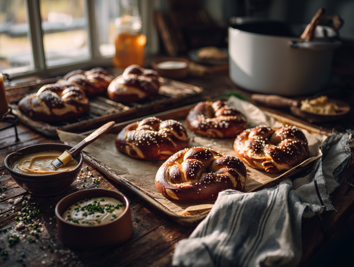Quick Bavarian-Style Soft Pretzels (30–40 Minutes)