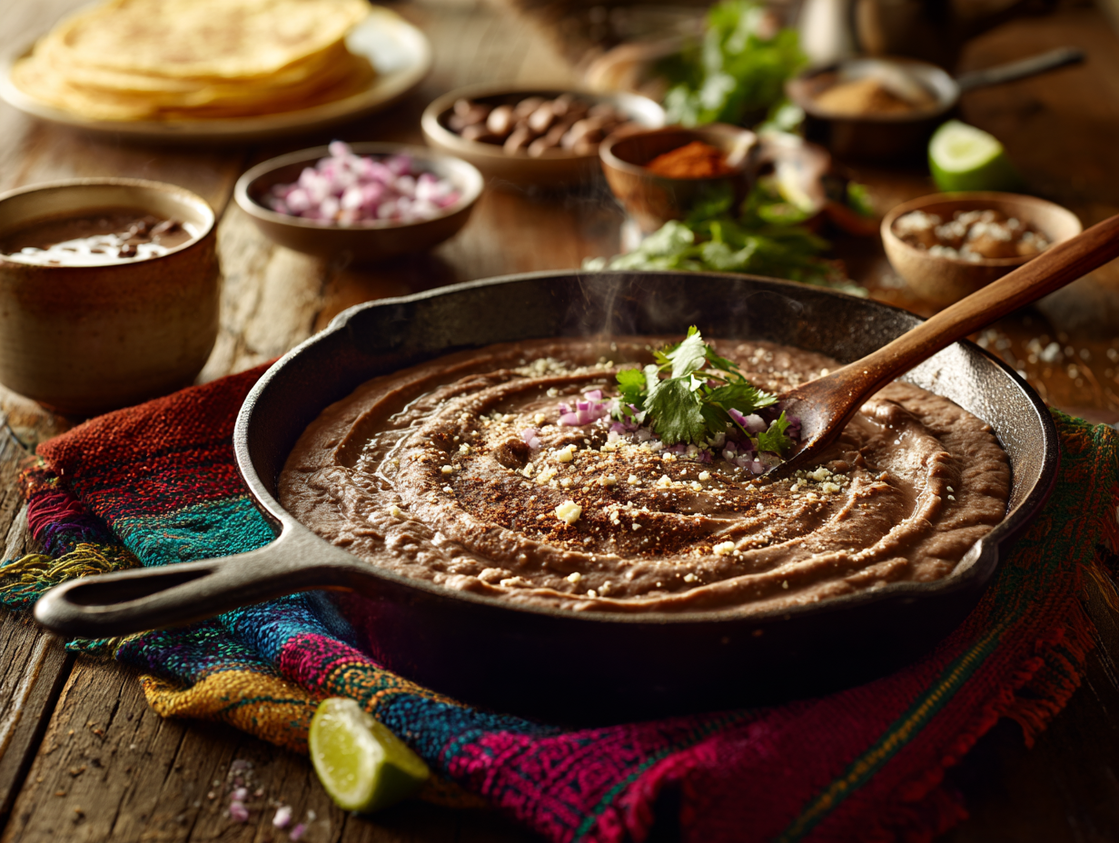 Weeknight Refried Beans (Frijoles Refritos) — 30-Minute Method