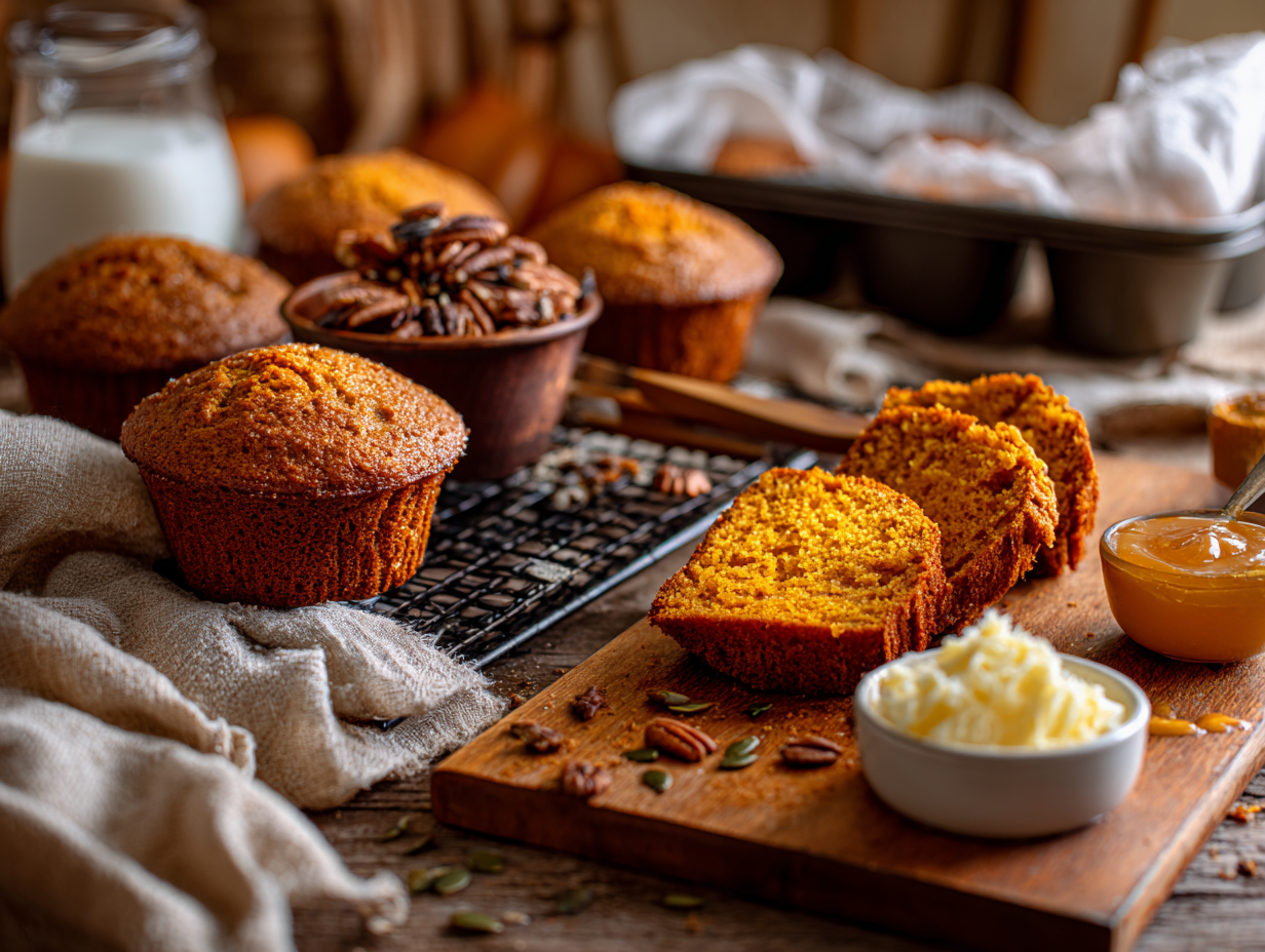 Quick Pumpkin Bread Recipe (30-Minute Mini Loaves or Muffins)2