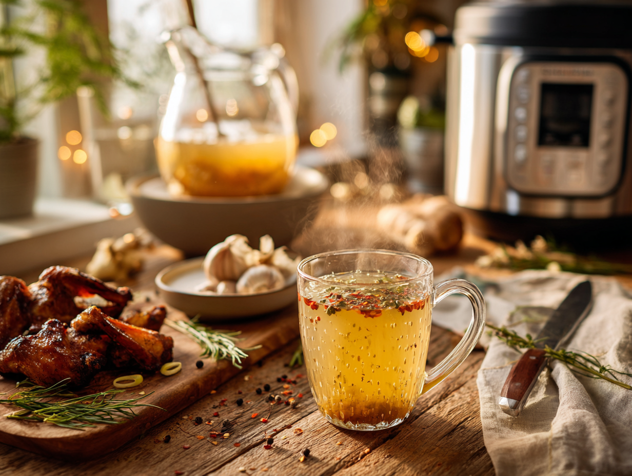 Weeknight Pressure Cooker Bone Broth (Deep Flavor in Under an Hour)