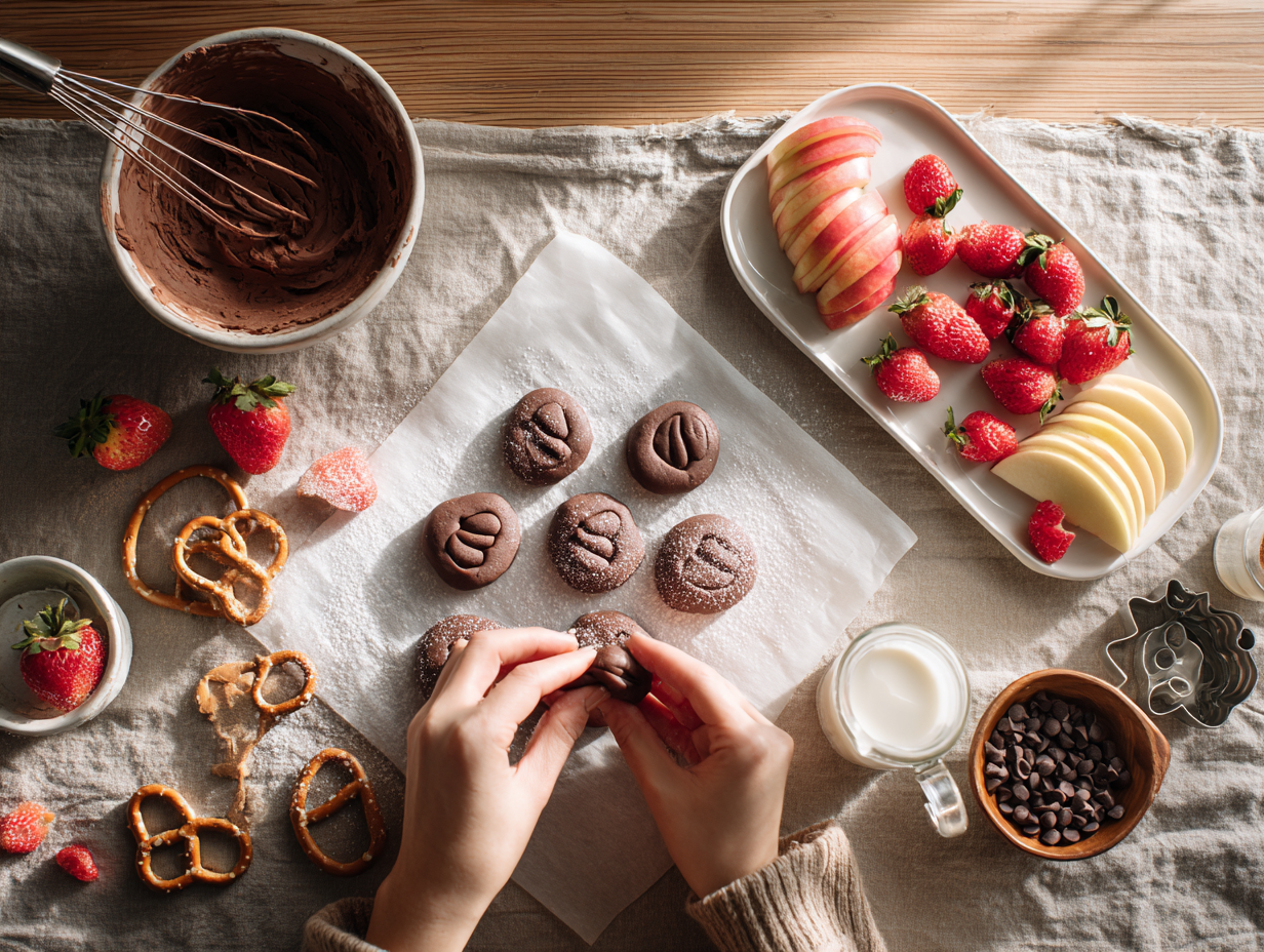 Edible Chocolate Peanut Butter Playdough
