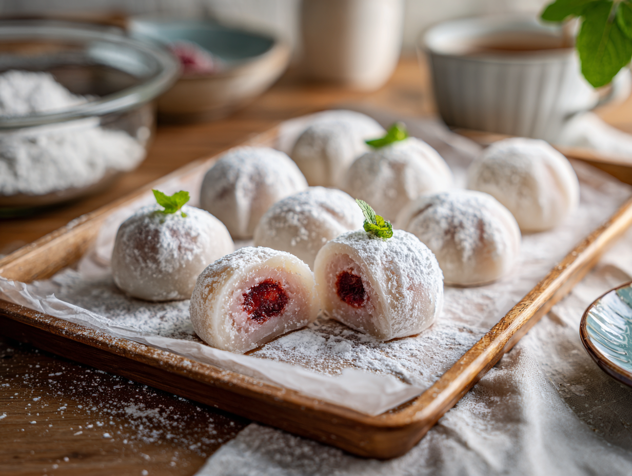 Quick Strawberry Daifuku Mochi 2 Quick Strawberry Daifuku Mochi