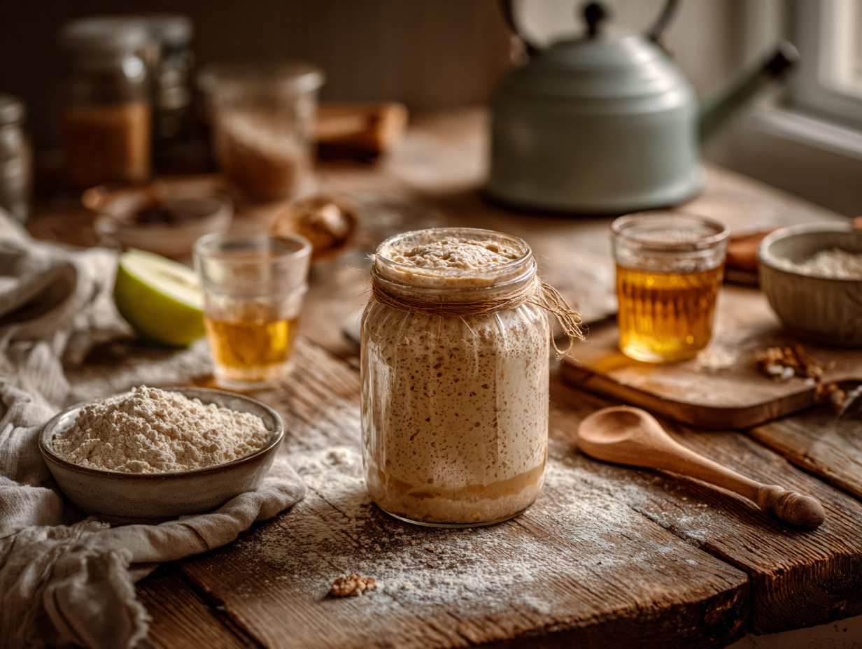 Sourdough Starter Recipe (30-Minute Active Rye &Amp; Apple Kickstart)