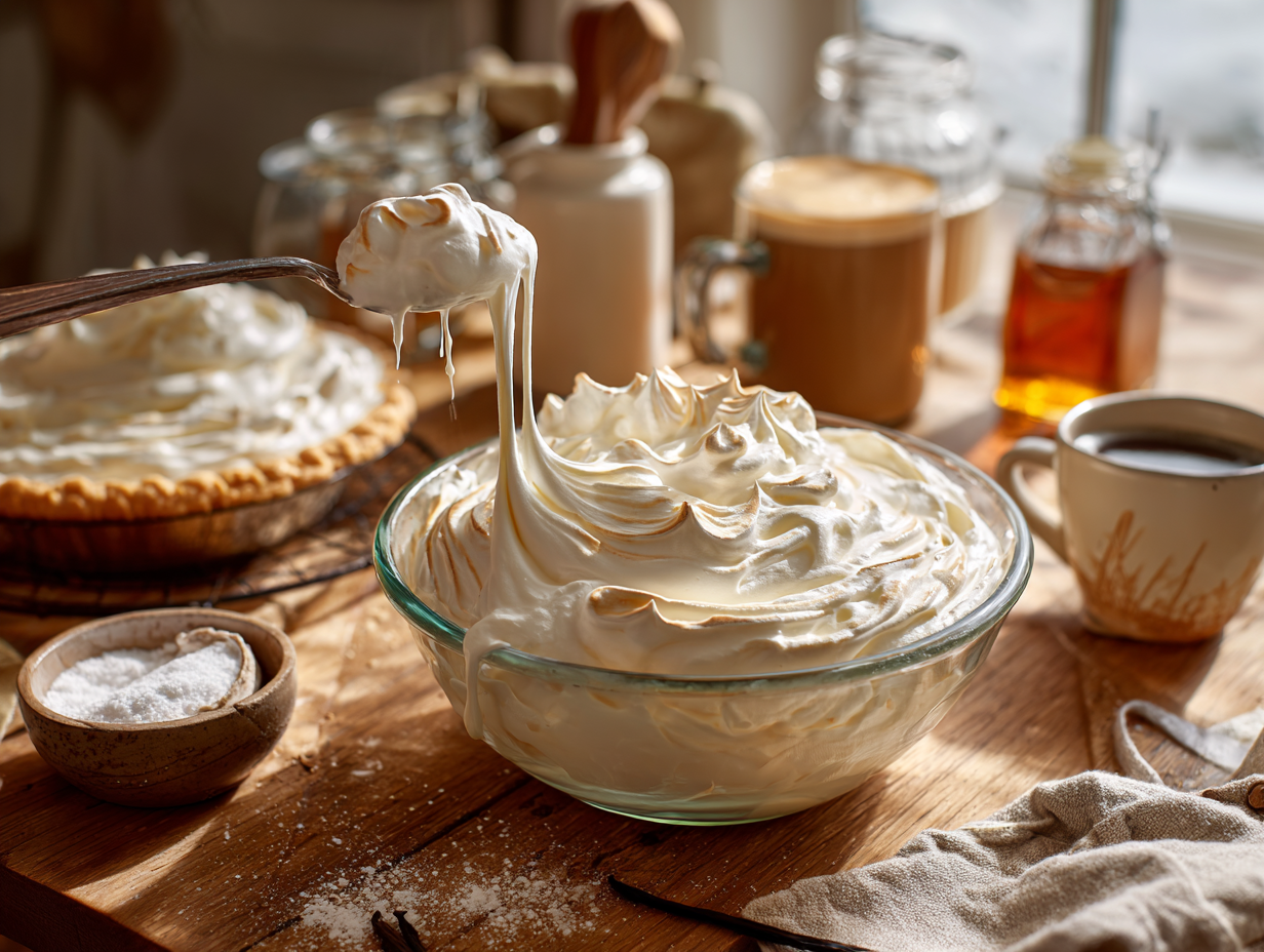 Stovetop Vanilla Bean Marshmallow Fluff (Homemade Marshmallow Crème)