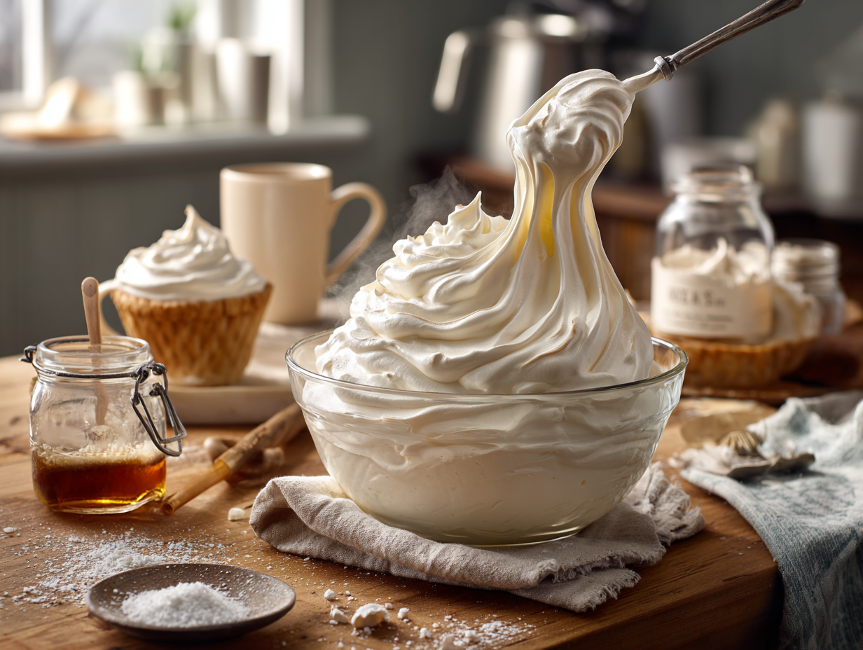 Stovetop Vanilla Bean Marshmallow Fluff (Homemade Marshmallow Crème)