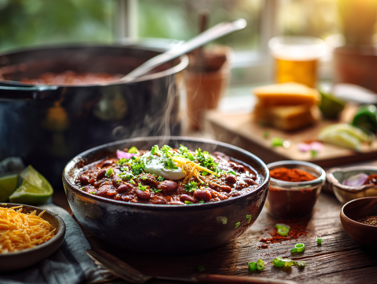 Quick Smoky Weeknight Chili 2 30-Minute Smoky Weeknight Homemade Chili
