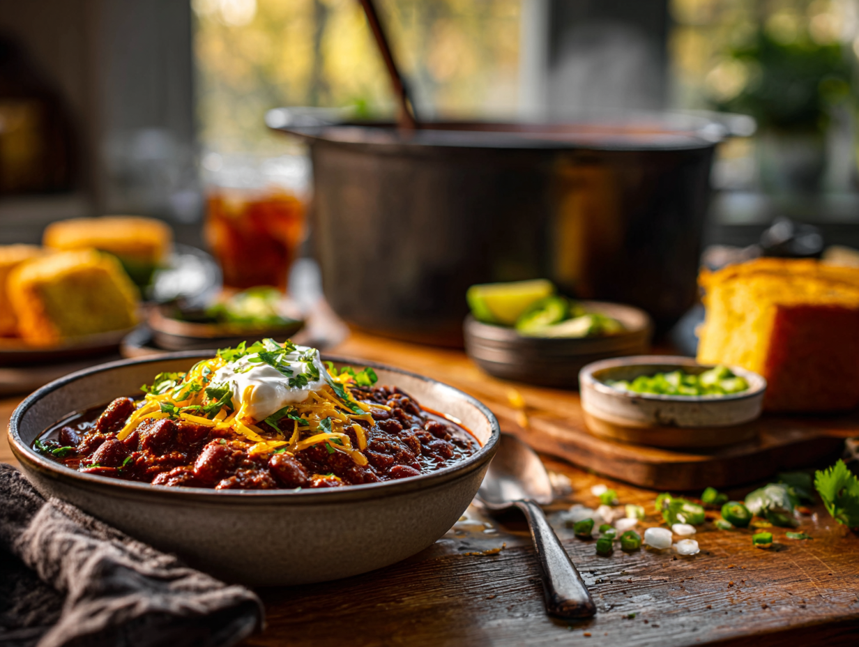 30-Minute Smoky Weeknight Homemade Chili