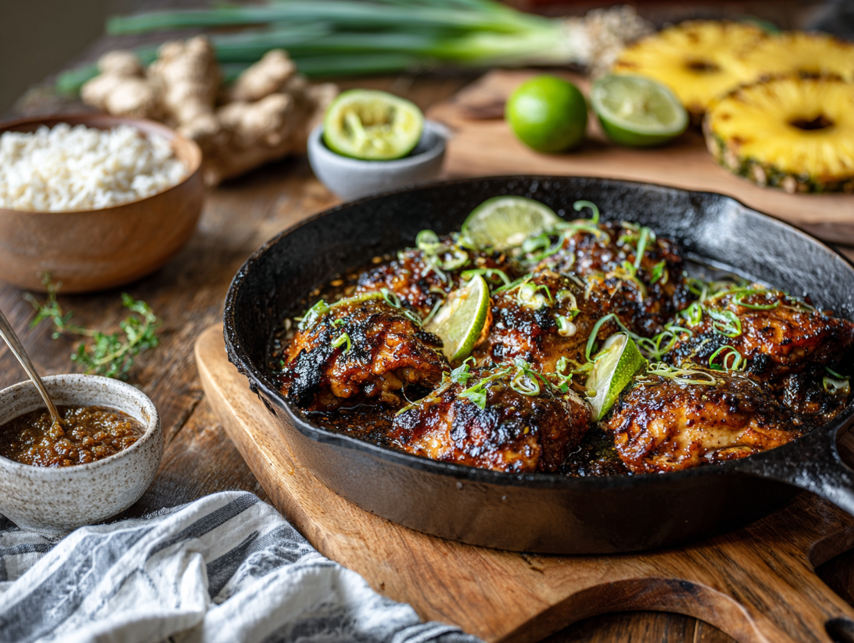 30-Minute Skillet Jerk Chicken