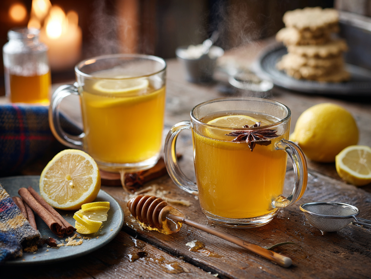 Classic Scottish Hot Toddy With Spiced Honey
