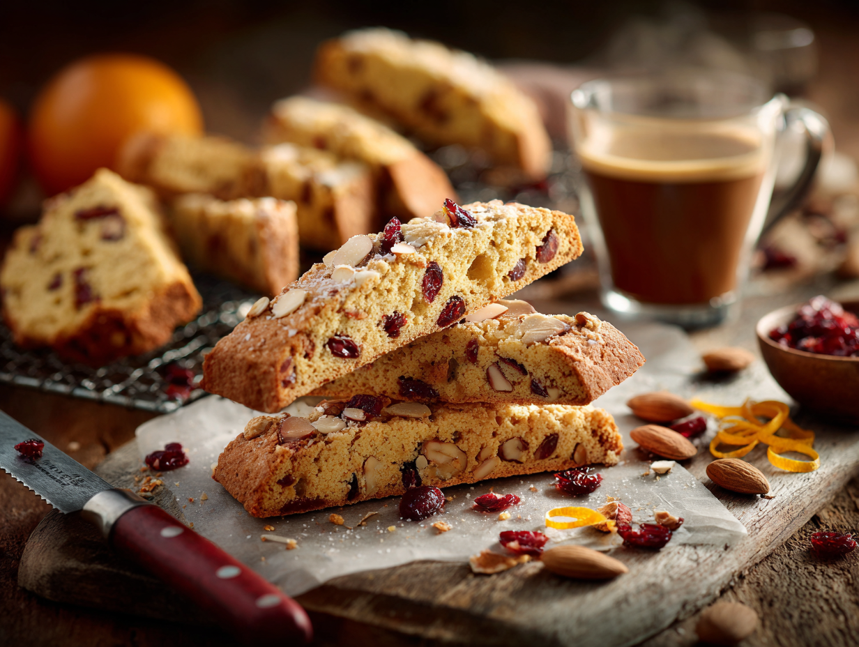 Quick Almond–Orange Biscotti