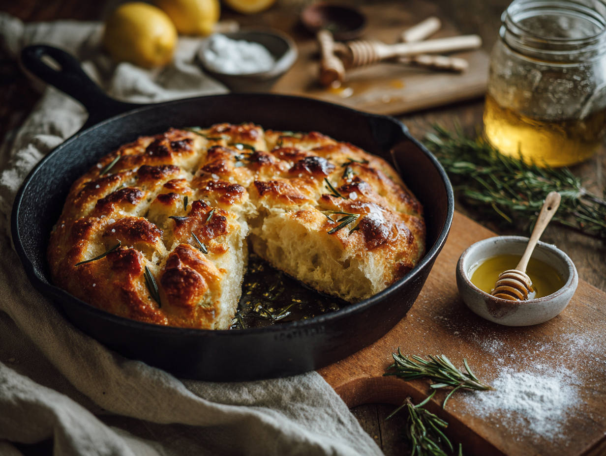 30-Minute Sourdough Skillet Bread