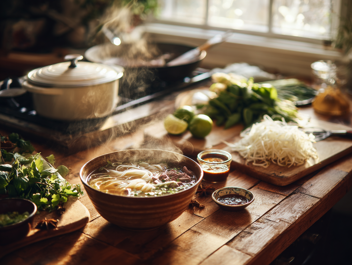 Weeknight Beef Pho Recipe 2 30-Minute Weeknight Beef Pho (Phở Bò Tái)