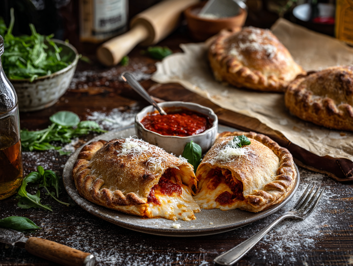 Weeknight Calzone with Quick Marinara (30 Minutes)