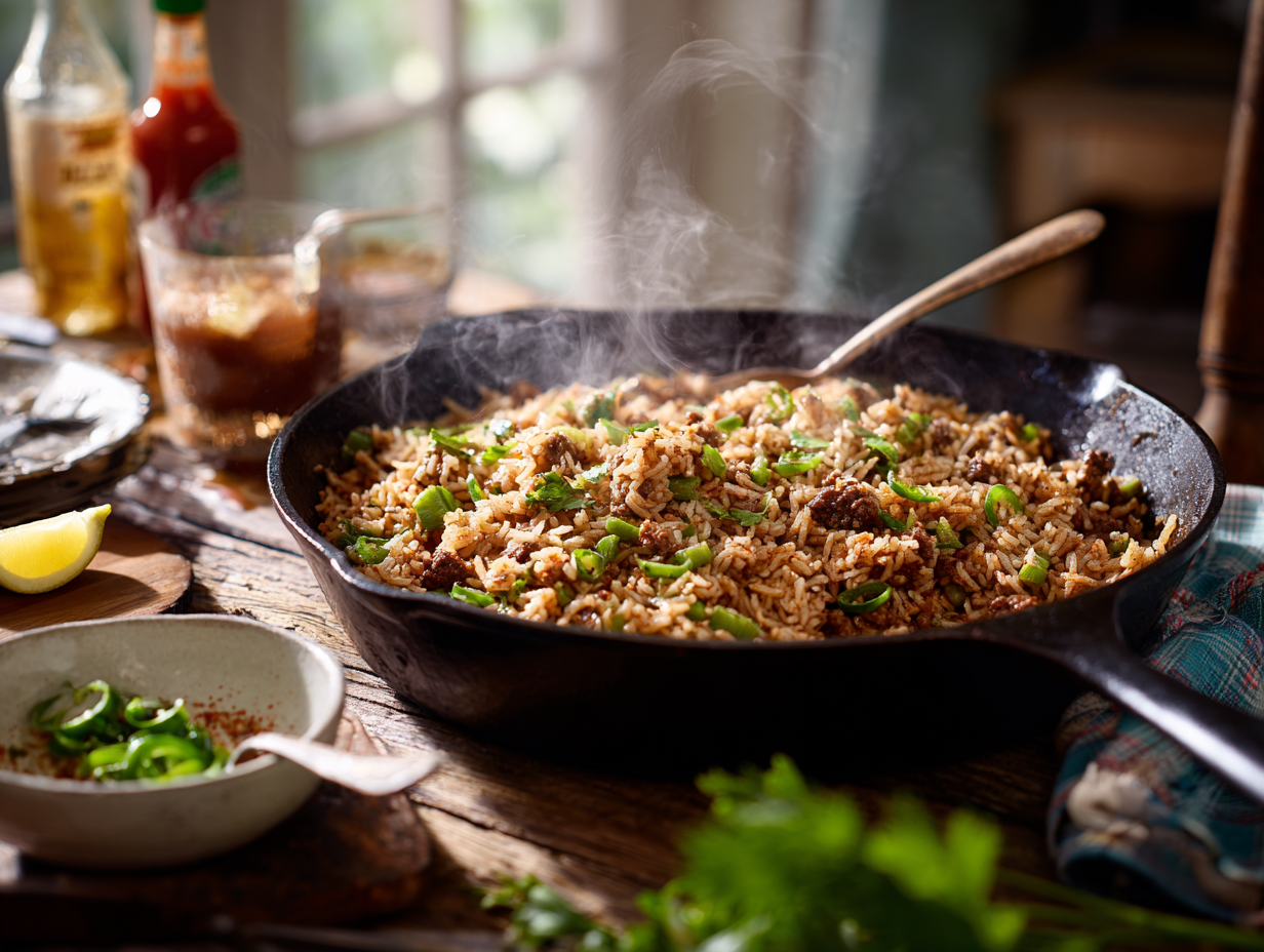 Weeknight Cajun Dirty Rice