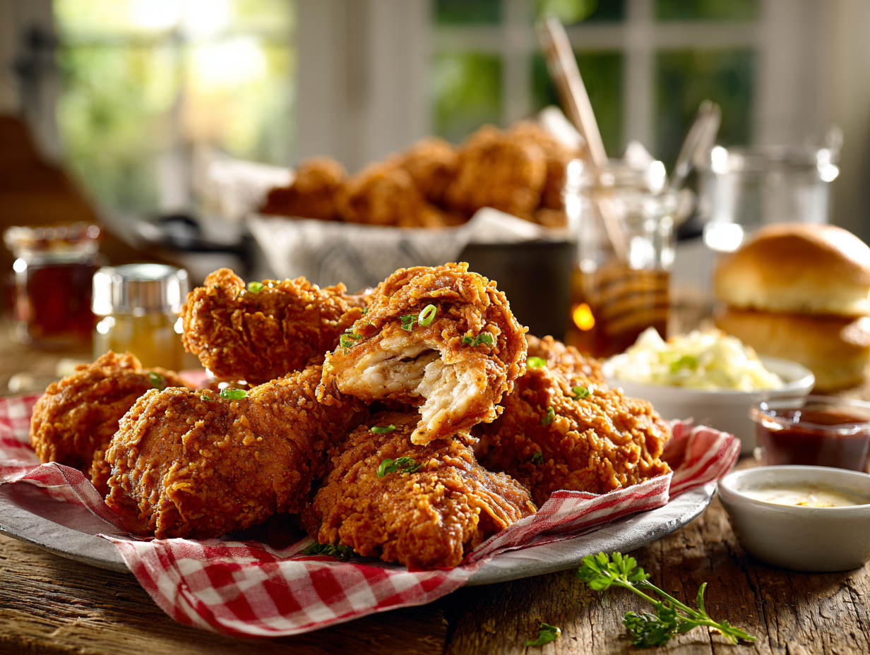Crispy 11-Spice Buttermilk Fried Chicken (KFC-Inspired) in About 30 Minutes